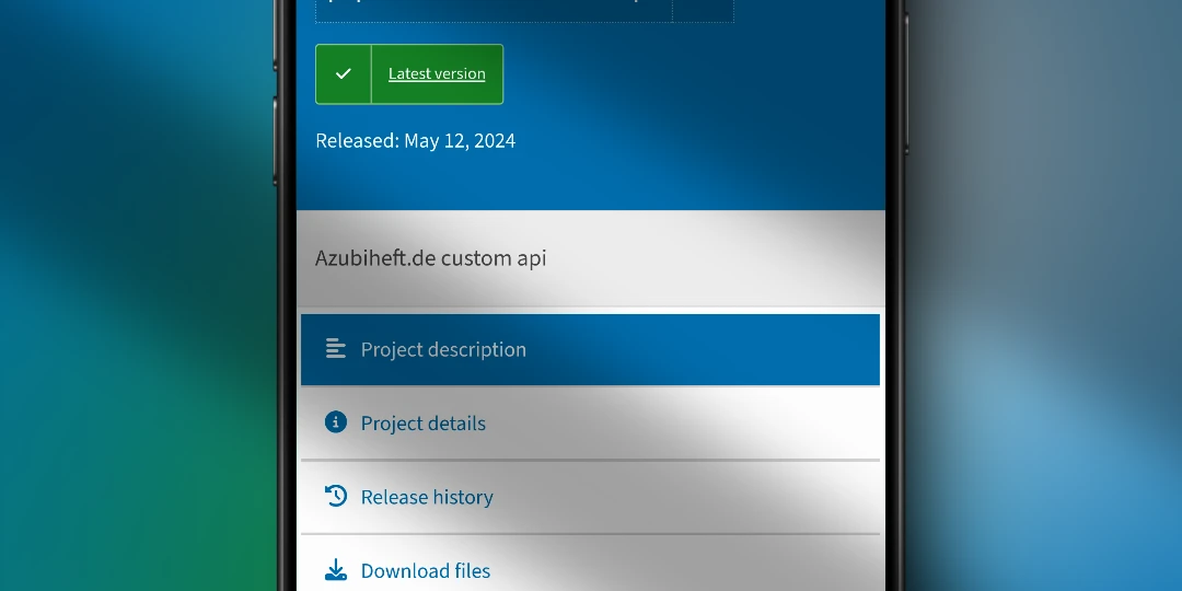 Azubiheft API